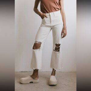 NWT Bohme Charlie Distressed Jeans -High Rise Vintage Flair